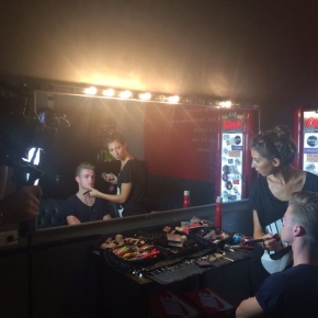 Kaj van B-Brave in de make-up by Xelly